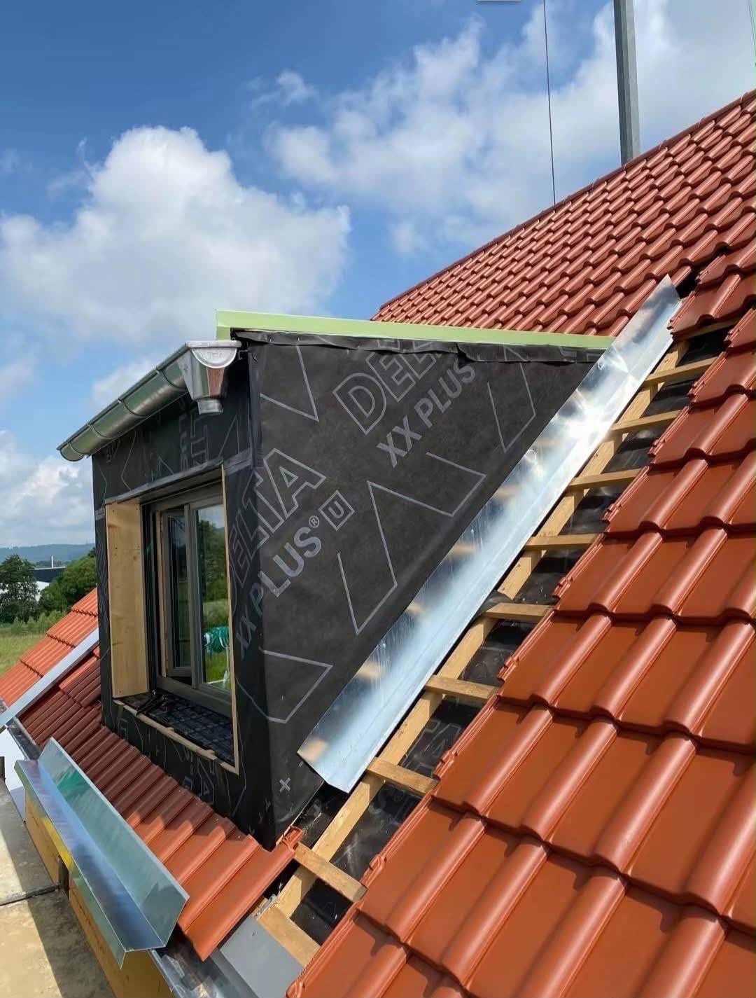 Neue Gaube gebaut und verkleidet